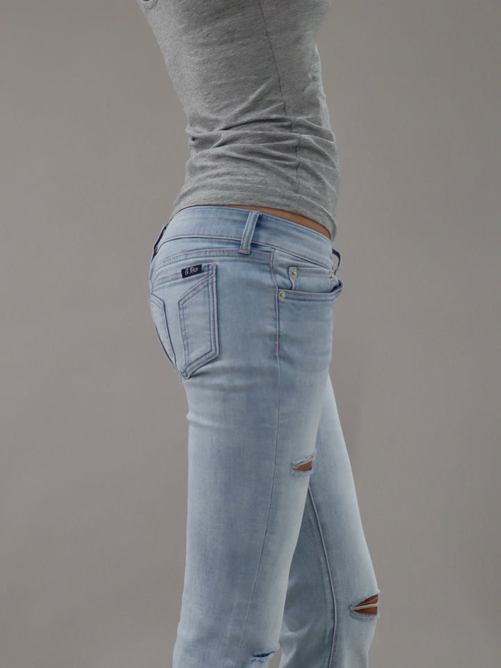 SLIMLINE G Rise Gena Jeans - Barbi