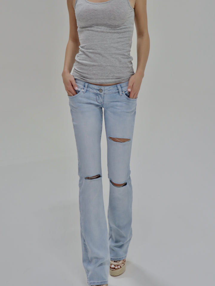 SLIMLINE G Rise Gena Jeans - Barbi